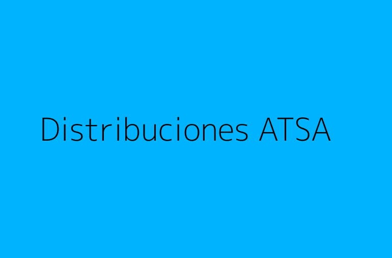 Distribuciones ATSA